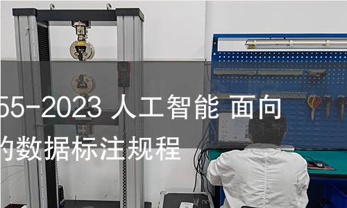 GB/T 42755-2023 人工智能 面向机器学习的数据标注规程