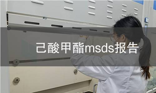 己酸甲酯msds报告