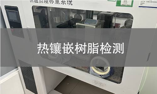 热镶嵌树脂检测