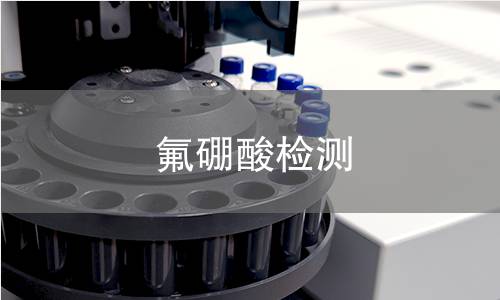 氟硼酸检测