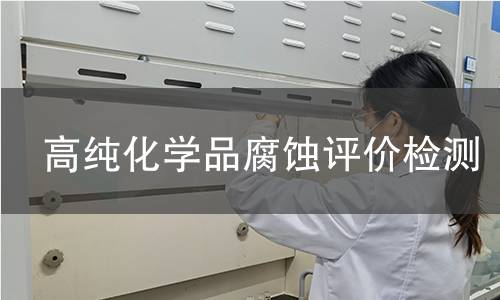 高纯化学品腐蚀评价检测