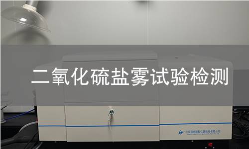 二氧化硫盐雾试验检测