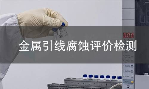 金属引线腐蚀评价检测